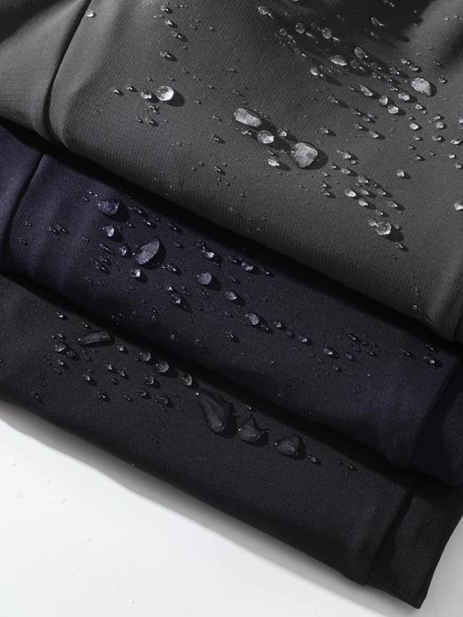 D110612户外机能风加绒保暖微弹纯色软壳裤 抗撕裂三防功能性裤子休闲裤 商品图3