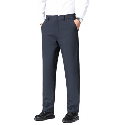 【鹅绒裤】罗蒙男士冬季鹅绒裤休闲商务版型保暖舒适御寒直筒通勤男长裤子 商品图7