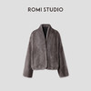 ROMI STUDIO“丹麦天鹅绒”进口水貂奢华密绒短款皮草 RWCWW85170 商品缩略图0
