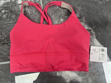 瑕疵Lululemon Energy 女士B-D中度支撑长款弹力透气瑜伽运动内衣