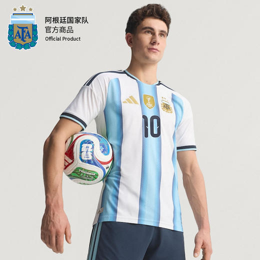 【官网同款】阿根廷国家队｜2026年世界杯主场球衣球员版印号球衣 商品图2