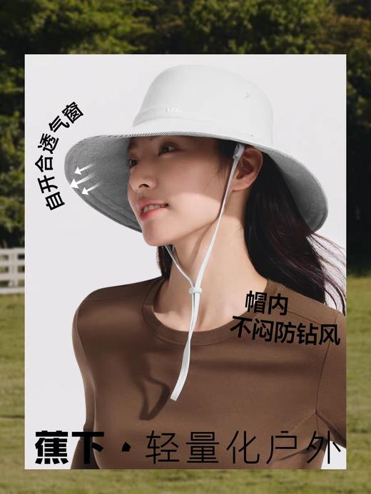 蕉下加绒款保暖帽户外防风渔夫帽女双面可戴大帽檐防晒帽子UL003 商品图3