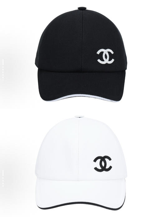 CH-J 双C刺绣鸭舌帽 商品图0