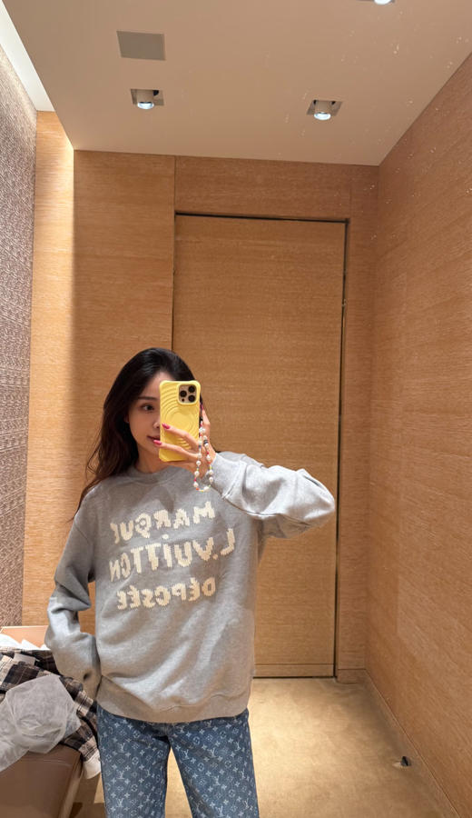 驴家 25年新款 字母LOGO撞色 圆领卫衣(KX*MM) 商品图7