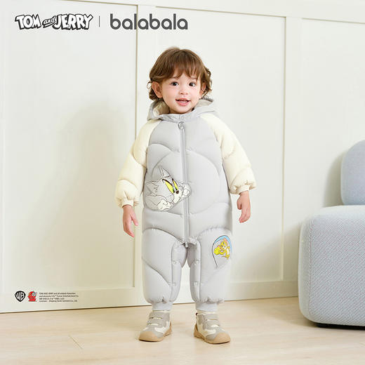 【猫和老鼠IP】巴拉巴拉婴儿羽绒服冬季宝宝连体衣爬服 商品图2