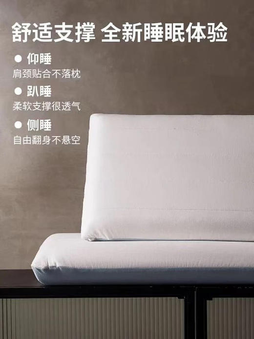 亏本清仓❗️睡一晚就忘不掉的枕头❗️ 某朵同款记忆枕❗️仰睡头部自然下陷❗稳稳支撑颈椎❗侧睡不压脸耳 商品图6