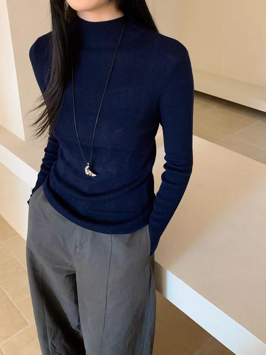 【YW】无忧购19色一体领中领兔绒打底衫（截单后7天发货） 商品图13