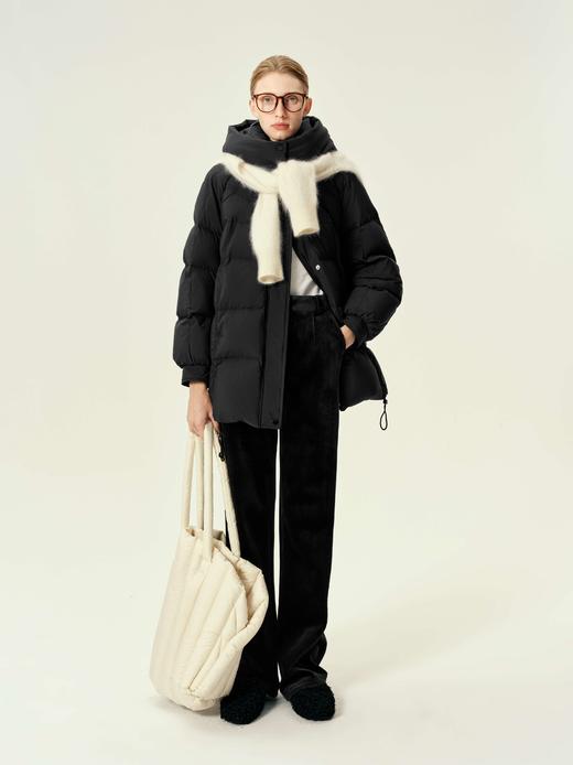 【商场同款】伊芙丽冬保暖质感御寒中长款羽绒服1FA380251-1 商品图3