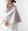 veritecoeur 轻便温暖羊毛混纺斗篷披肩 商品缩略图0