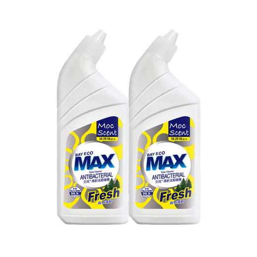 贝纯清新洁厕啫喱（森林清新）-促销装-500g+500g-1284 家庭必备 有效期26.7月 商品图2