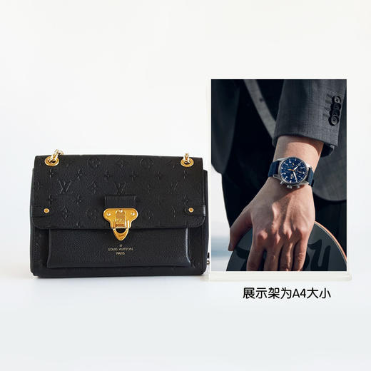 【95新】LV路易威登M44151 VAVIN系列小号黑色全皮压花单肩斜挎链条包女士051125AK10 商品图9