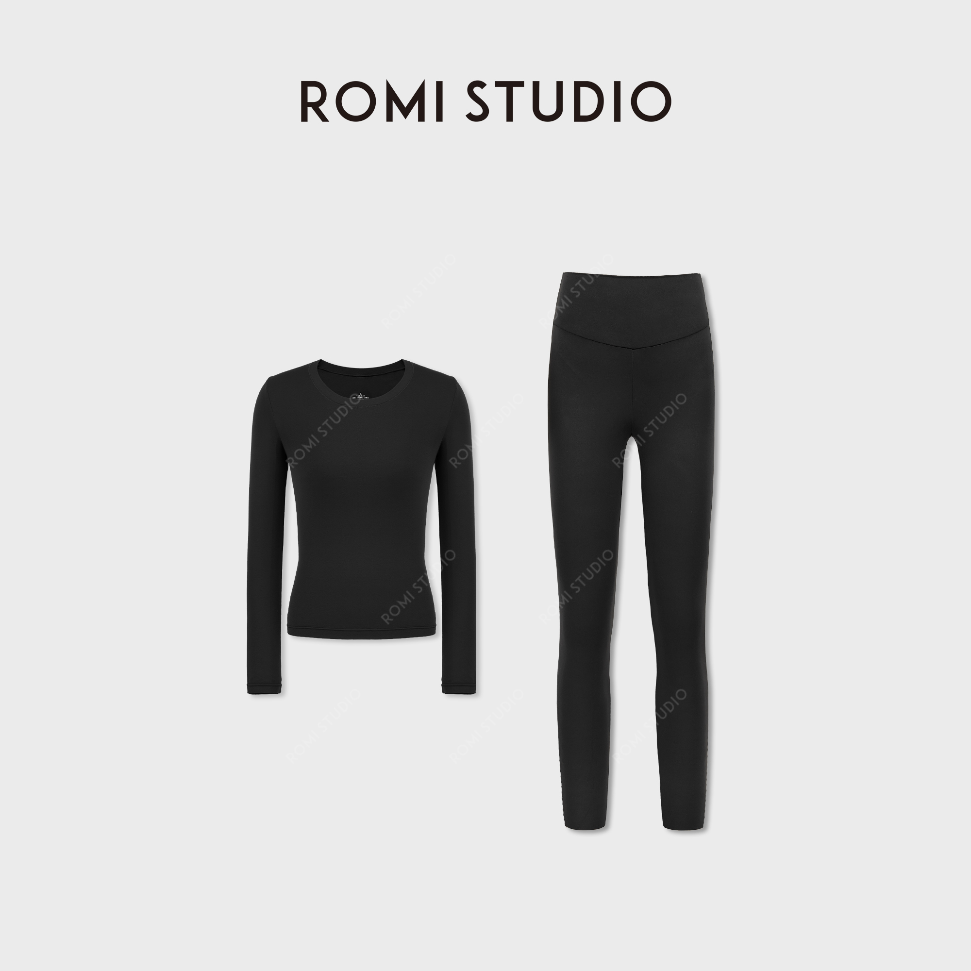 ROMI STUDIO“四针六线”双面磨绒可机洗贴肤保暖套装 RWCAS66785