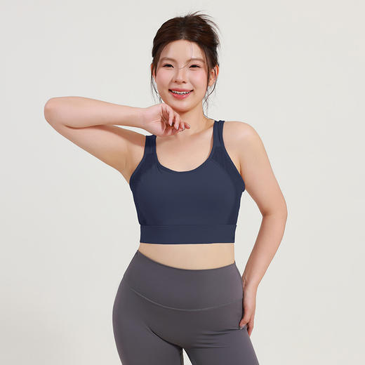 跃牌【安琪拉系列】新款大码镂空透气工字背心健身瑜伽防震款运动文胸内衣WX3031 商品图7