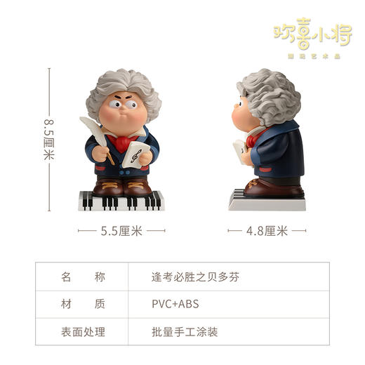 欢喜小将《逢考必胜》潮玩艺术品 开学礼物教师节礼物手办玩具创意桌面摆件 商品图7