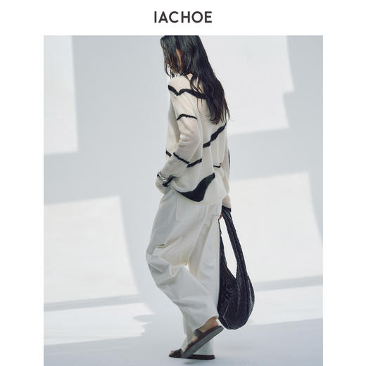 棉仓3621505019-斑马纹毛衣 商品图3