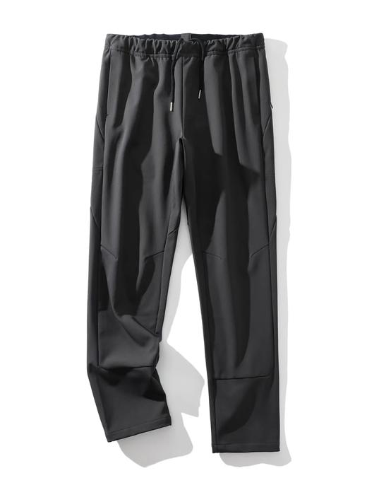 D110612户外机能风加绒保暖微弹纯色软壳裤 抗撕裂三防功能性裤子休闲裤 商品图9