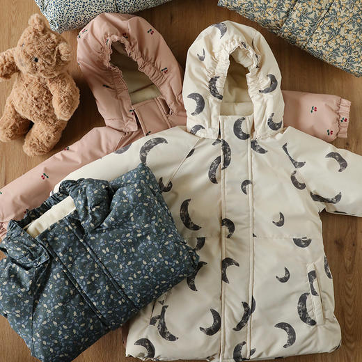 【云优选】Babystormi 派克服 儿童秋冬外套中长款加绒加厚男女宝宝连帽棉服（周末不发货） 商品图4