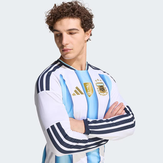 小李子ADIDAS阿迪达斯2026世界杯阿根廷主场球迷版长袖球衣KA8126 商品图3