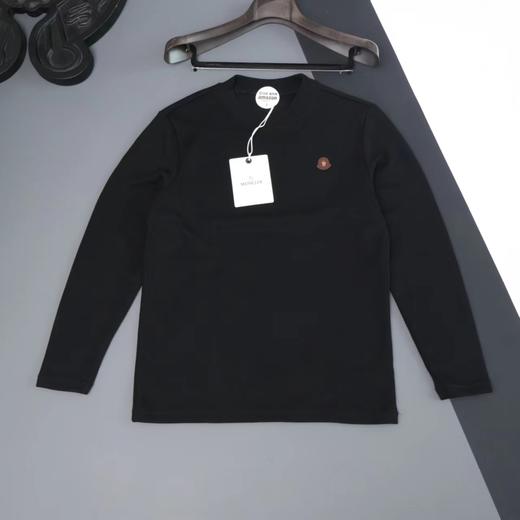 D110629秋冬款重磅来袭！胸前3D立体小标logo长袖打底休闲衫男款 商品图9