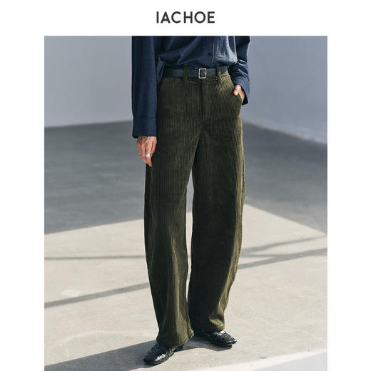 棉仓3671518003-全棉复古灯芯绒休闲裤 商品图2