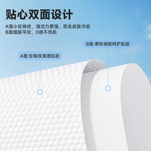 棉诺康善洗脸巾一次性洁面巾4包200抽洁面巾加厚90g抽式洗脸巾婴儿干湿两用洗面擦脸毛巾洗脸巾 商品图1