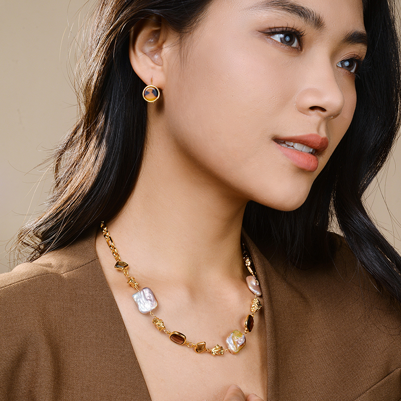 【下单任意两件送手串一个】MANREYA玛芮雅2025秋冬毛衣链系列丨巴洛克珍珠、虎眼石、贝母、淡水珍珠的点缀 时尚百搭 多种款式