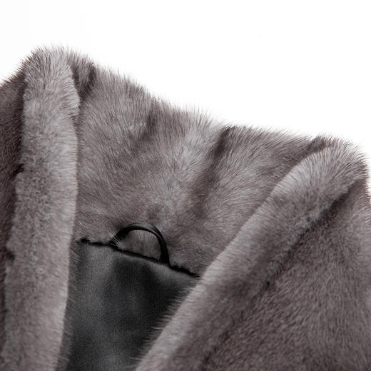 ROMI STUDIO“丹麦天鹅绒”进口水貂奢华密绒短款皮草 RWCWW85170 商品图2