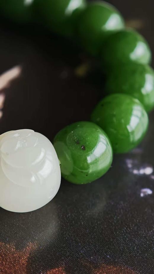 子不语 · 松春 碧玉籽料手串【嘉石206】 商品图10