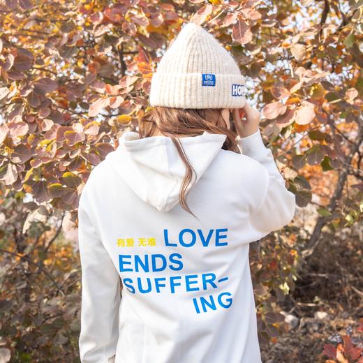 一份心意：“希望HOPE”米白毛线帽 商品图6