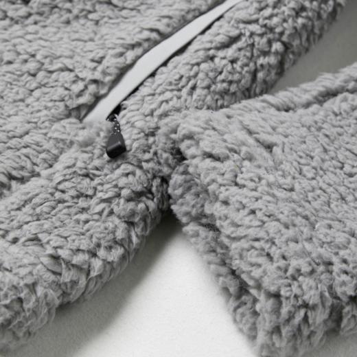 ROMI STUDIO“温暖已至”梭织高领锁温YKK拉链摇粒绒外套RWCAWD5512 商品图4