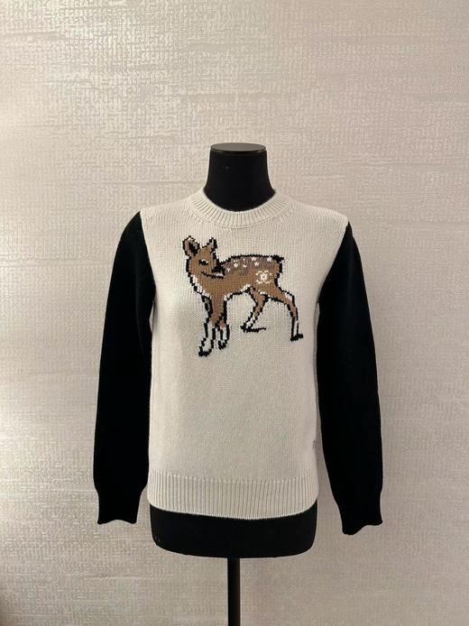 XY37-香奈儿*25n撞色小鹿羊绒针织毛衣（PG*MM） 商品图7