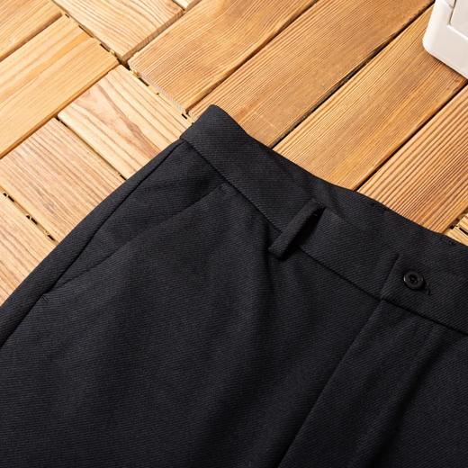 D110603品质巨献！360度无死角包边！秋冬男士羊毛呢轻商务修身小直筒休闲长裤 商品图14