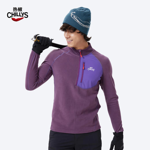 男装半开拉领上衣（暖绒）2503 商品图0