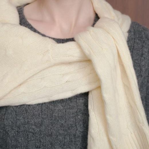 【à perles】羊毛复古绞花麦穗绣圆领和开衫两个版本 商品图3