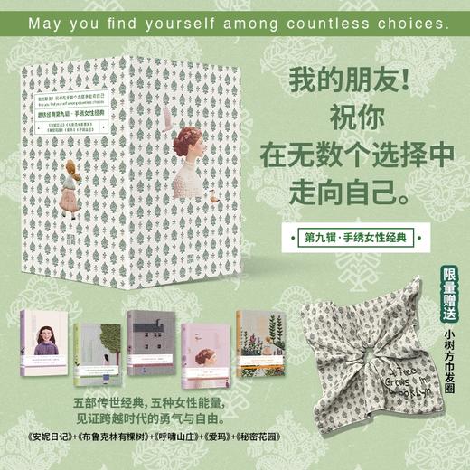 【赠方巾发圈 全5册】磨铁经典第9辑：手绣女性经典  [美] 贝蒂·史密斯 商品图1