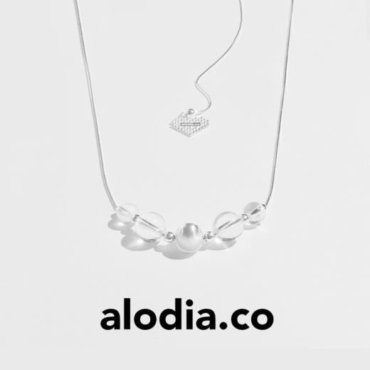 【明星同款】法国alodia.co 新款茶晶项链手链/白水晶项链手链/锆石锁骨项链/黑玛瑙项链手链/东陵玉项链/玄珠月影手链/漾耳环/熔岩耳环/八分音符耳钉 商品图6