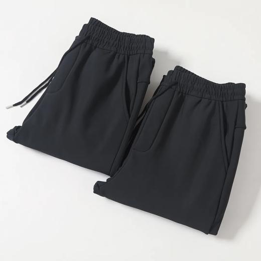 D110604御寒保暖冬季加绒厚款男士新品直筒松紧腰自发热休闲长裤！ 商品图1