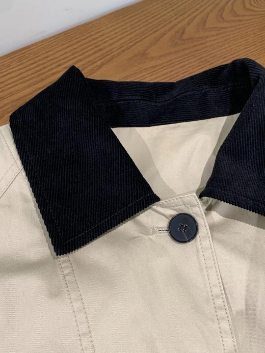 D110614巴恩风高密斜纹棉都市休闲夹克外套 商品图13