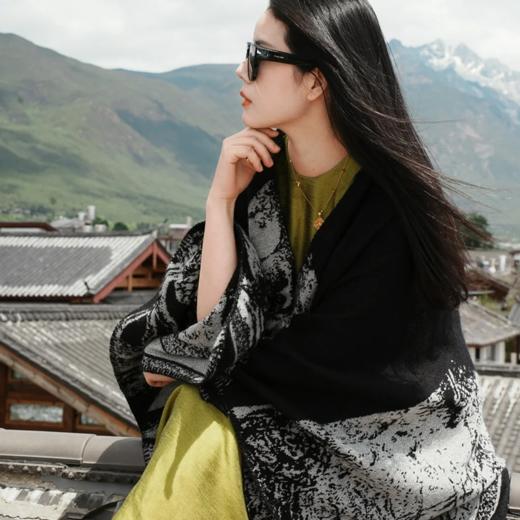 笙观相沐·水墨江南披肩毯｜ 国风美学设计，显档次，更高级！ 商品图1