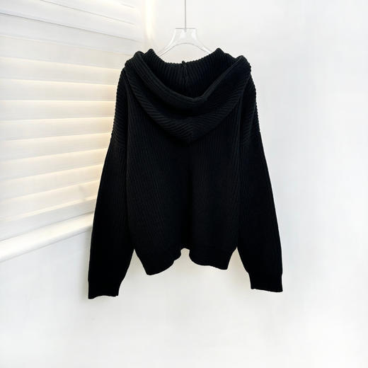 XY36-赛琳25SS秋冬凯旋门徽标针织拉链毛衣外套（ZMZ） 商品图4