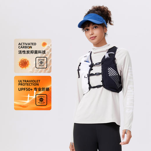 女款连帽长袖上衣（桃皮）5622P 商品图3