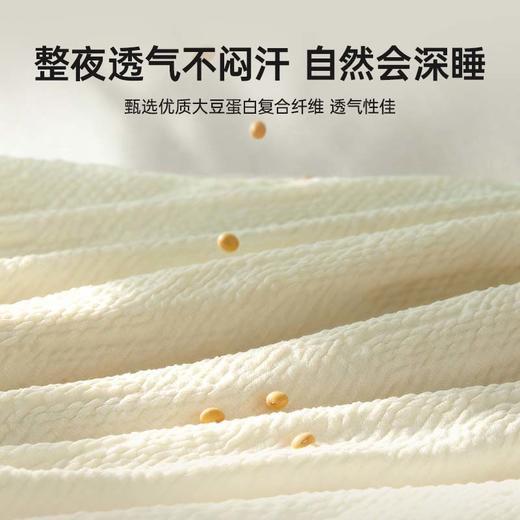 洁丽雅自在熊猫豆奶被蓬松冬被被芯保暖春秋被家庭双人被宿舍被 商品图3