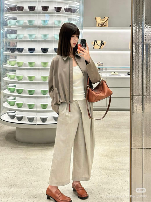 116-2 排他性独家圆正 Lew高支高密 气球夹克外套 我穿38码 商品图12