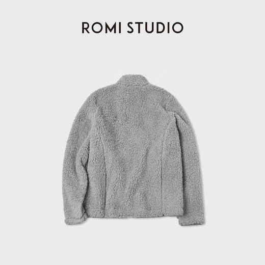 ROMI STUDIO“温暖已至”梭织高领锁温YKK拉链摇粒绒外套RWCAWD5512 商品图2