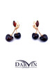 DARVIN 俄罗斯进口天然琥珀925银 血花珀樱桃耳饰 减龄俏皮 商品缩略图8