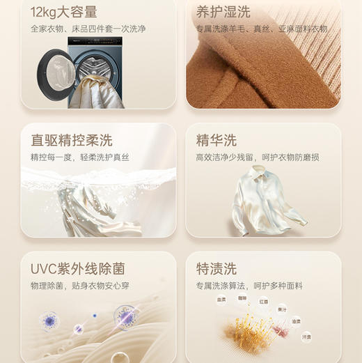 卡萨帝（Casarte）洗衣机 CE B12LWDUALBU1 商品图6