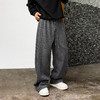 徐太浪【垂坠感 系绳松紧腰】休闲裤男秋冬保暖宽松直筒通勤裤子 商品缩略图1