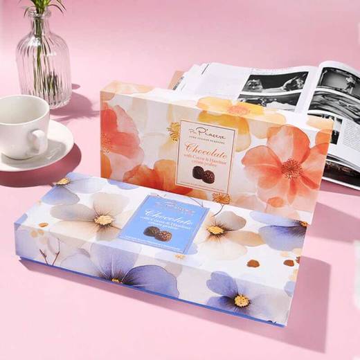 【新品上新】卡卡尼可可榛子酱脆米夹心巧克力制品145g(红色)04557/（蓝色）045558  优雅轻奢 甜蜜甄选 商品图0