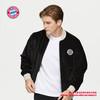 【官方正版】拜仁足球俱乐部丨黑色字母拉链夹克秋季简约休闲外套 商品缩略图3