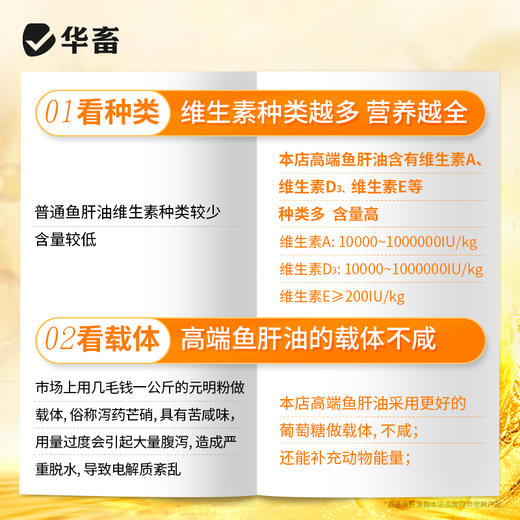 华畜鱼肝油兽用鸡鸭鹅禽用增蛋宝多种维生素ade粉芦丁鸡提高产蛋 商品图1